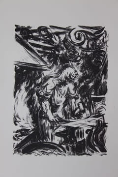 Les Poèmes du feu. Avec cinq lithographies de Paul Bret.. MALLET (Robert) - BRET (Paul)