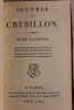 Oeuvres.. Crébillon (Prosper-Jolyot de)