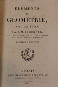 Eléments de géométrie, avec des notes. 