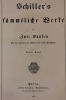 Schiller's sämmfliche Werke in zwei Bänden.. Schiller (Friedrich von)