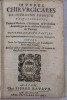 Oeuvres chirurgicales de Hierosme Fabrice [Girolamo Fabrizio ] d'Aquapendente... Traduit de latin en françois... . Fabrizio (Girolamo, dit ...