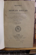 Mémoires de Nicolas Goulas - Gentilhomme ordinaire de la Chambre du Duc d’Orléans par Constant (Charles) - Image 2