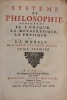 Système de philosophie, contenant la logique, la métaphysique, la physique et la morale [Tomes 1 & 2, sur 3]. RÉGIS (Pierre Sylvain)