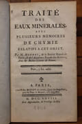 Traité des eaux minérales, avec plusieurs mémoires de chimie relatifs à cet objet.  par MONNET (Antoine-Grimoald) - Image 2