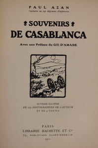 Souvenirs de Casablanca.