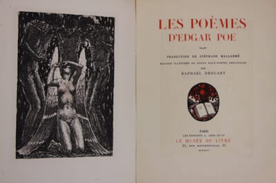 Les Poèmes d’Edgar Poe. Traduction de Stéphane Mallarmé. Edition illustrée de douze eaux-fortes originales par Raphaël Drouart