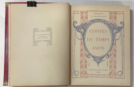 Contes du temps jadis. Illustrations de U. Brunelleschi [manque 14 des 20 planches]. [Brunelleschi, Umberto] Perrault, Charles