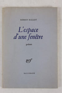 L’Espace d’une fenêtre. Poèmes