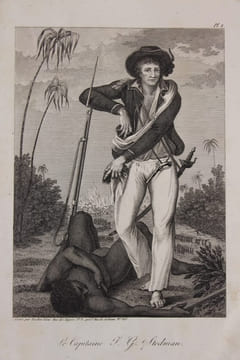 Voyage a Surinam et dans l'intérieur de la Guiane, contenant la relation de cinq années de courses et d'observations faites dans cette contrée ...