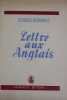 Lettre aux Anglais. Bernanos (Georges)