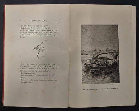 La Belle-Nivernaise : histoire d'un vieux bateau et de son équipage. Illustrations de MONTéGUT. DAUDET, Alphonse