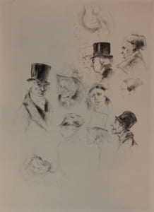 Novembre. 21 gravures originales d'Edgar Chahine [avec les dessins originaux]