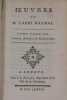 Oeuvres de M. l'Abbé Raynal. [Tome I : Histoire du Stadhoudérat. Tome II : Histoire du Parlement d'Angleterre]. RAYNAL (Guillaume-Thomas)