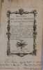 Règles des cinq ordres d’architecture... revues, corrigées et réduites de grand en petit format par M. Blondel, architecte du Roy en 1752 [à la suite] ...