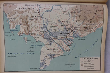 L’Union Indochinoise française ou Indochine Orientale. Régions naturelles et Géographie économique.