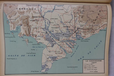 L’Union Indochinoise française ou Indochine Orientale. Régions naturelles et Géographie économique.