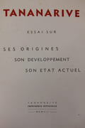 Tananarive. Essai sur ses origines, son développement, son état actuel. par DEVIC (Jean) - Image 2