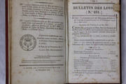 [Recueil factice de 9 bulletins se rapportant aux machines à vapeur de 1823 à 1856] par [Appareils à vapeurs] Bulletin des lois - Image 2