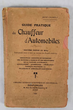 Guide pratique du Chauffeur d’Automobiles. Neuvième édition.. Champly (René)