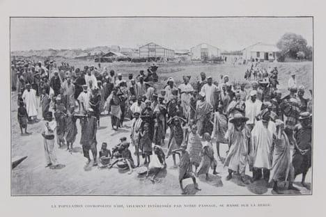 La Grande route du Tchad. . Mission de la Société de Géographie. Préface de M. Le Myre de Vilers, Introduction de Maurice Albert . . LE MYRE de ...