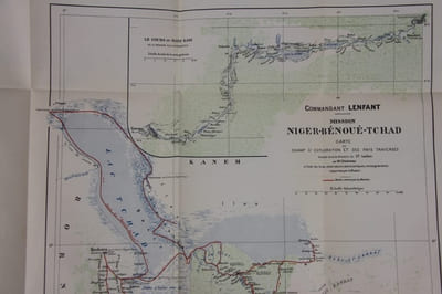 La Grande route du Tchad. . Mission de la Société de Géographie. Préface de M. Le Myre de Vilers, Introduction de Maurice Albert .