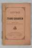 Lettres sur le Trans-saharien. Deuxième édition augmentée de quatre lettres sur le Trans-Saharien et de deux sur la Sécurité. [Abadie (François)]