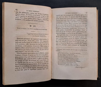 Le Vieux Cordelier. Journal Politique rédigé en l'an II [suivi de] Causes secrètes de la journée du 9 au 10 thermidor [suivi de] Mystères de la mère ...