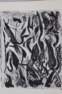 Description d’un combat. Lithographies originales par Atlan.. [ATLAN Jean-Michel] KAFKA Frantz