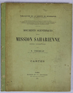 Documents scientifiques de la mission Foureau-Lamy.. FOUREAU Fernand