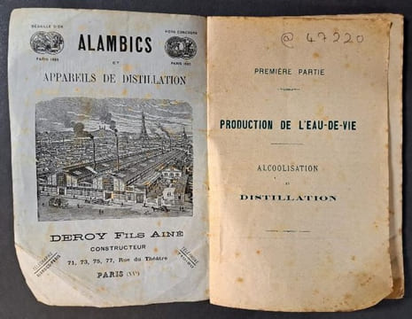 Guide pratique du Bouilleur et du Distillateur d’eaux-de-vie et d’essences aromatiques (édition Bi) offert par Deroy Fils Aîné 71, 73, 75, 77, rue du ...