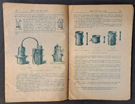 Guide pratique du Bouilleur et du Distillateur d’eaux-de-vie et d’essences aromatiques (édition Bi) offert par Deroy Fils Aîné 71, 73, 75, 77, rue du ...