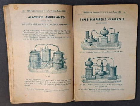 Guide pratique du Bouilleur et du Distillateur d’eaux-de-vie et d’essences aromatiques (édition Bi) offert par Deroy Fils Aîné 71, 73, 75, 77, rue du ...