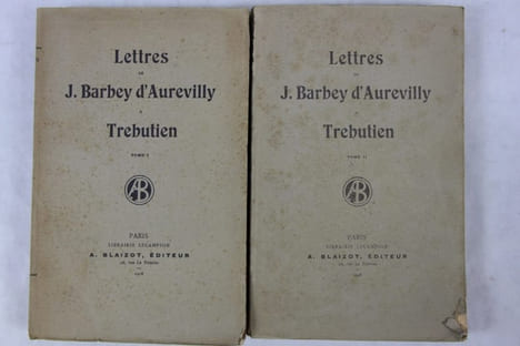 Lettres à Trebutien.. BARBEY D'AUREVILLY Jules