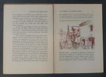 Lettres du Périgord. Bois en couleurs par Jacques Beltrand.