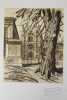 Le Palais de Fontainebleau. Suite de vingt deux dessins par André Léveillé. Préface par Georges d’Esparbès.. LEVEILLE André