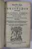 Aelii Aristidis Adrianensis oratoris clarissimi orationum tomi III interprete Gulielmo Cantero.... ARISTIDE Aelius