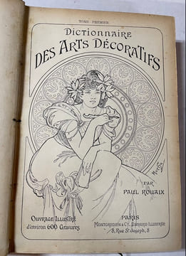Dictionnaire des Arts décoratifs. Ouvrage illustré d’environ 600 gravures.. ROUAIX (Paul)