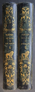 Scènes de la Vie privée et publique des animaux. études de Moeurs contemporaines. Deuxième tirage - Illustrations de GRANDVILLE. GRANDVILLE, ill., ...
