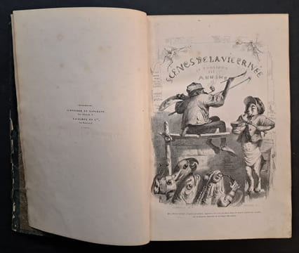 Scènes de la Vie privée et publique des animaux. études de Moeurs contemporaines. Deuxième tirage - Illustrations de GRANDVILLE. GRANDVILLE, ill., ...