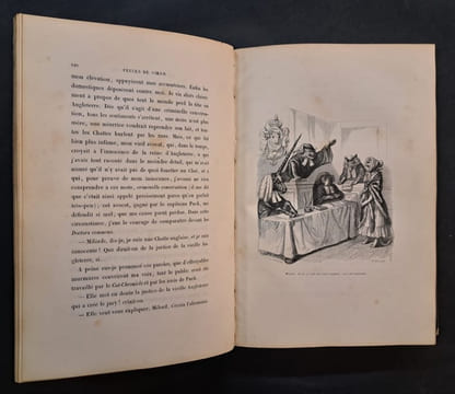 Scènes de la Vie privée et publique des animaux. études de Moeurs contemporaines. Deuxième tirage - Illustrations de GRANDVILLE. GRANDVILLE, ill., ...