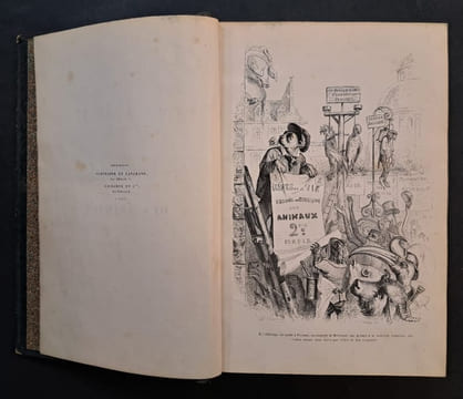 Scènes de la Vie privée et publique des animaux. études de Moeurs contemporaines. Deuxième tirage - Illustrations de GRANDVILLE. GRANDVILLE, ill., ...