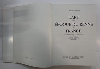 L'Art de l’époque du renne en France. Avec une étude sur la formation de la science préhistorique par Henri Breuil