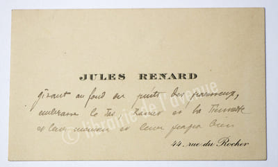 Carte autographe signée [à Tristan Bernard], sd. 