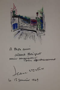 Amitiés de Montmartre. Poèmes inédits. illustrations originales à l’eau-forte de Maurice Utrillo, Lucie Valore, Pablo Picasso et Bernard Lamotte avec des ornements de Marie Laurencin, Dunoyer de Segonzac, Charles Guérin, Roger Wild, Bouche, Laprade, et Jean Vertex.