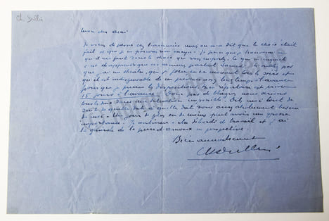 Lettre autographe signé [à Raymond Bernard,  ca 1924] . DULLIN Charles