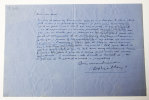 Lettre autographe signé [à Raymond Bernard,  ca 1924] . DULLIN Charles
