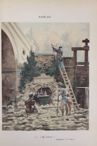 Suite des gravures pour les oeuvres de François Rabelais