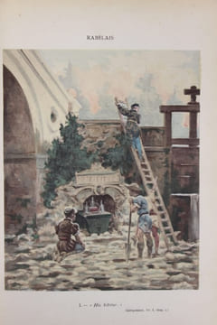 Suite des gravures pour les oeuvres de François Rabelais. GARNIER (Jules)