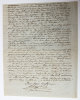 Lettre autographe signée à Francis Garnier, Plombières, 29 juillet 1872 [et] Copie manuscrite conforme, par son frère, d’une lettre du missionnaire ...