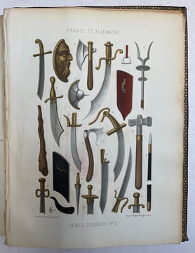 Les Arts somptuaires - Histoire du Costume et de l’Ameublement et des Arts et Industries qui s’y rattachent.. LOUANDRE (Introduction et texte ...